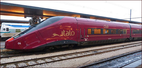 Milan rome train