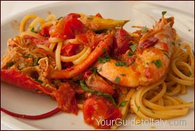 pasta with lobster
