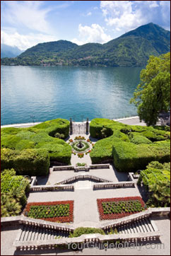 Front gardens of Villa Carlotta, Tremezzo, Lake Como