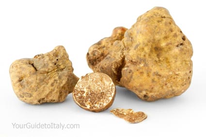 white truffle with visible marbling